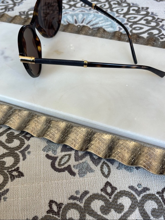 Versace Tortoise Round Oversized Sunglasses - Brown Lenses main image 10